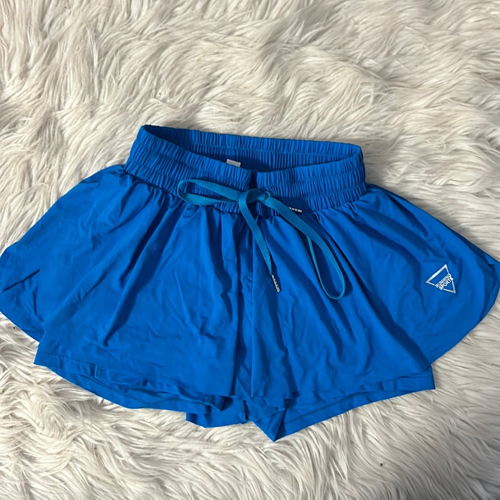 Super cute blue running sport shorts from Amazon